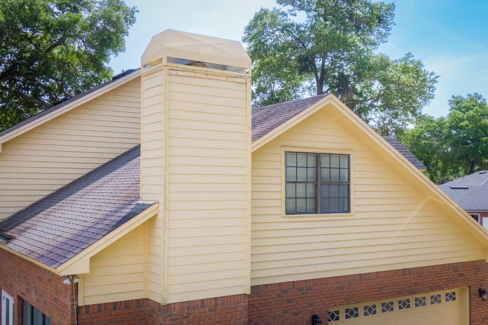 Safe soft wash roof cleaning by Paver Installation Professional