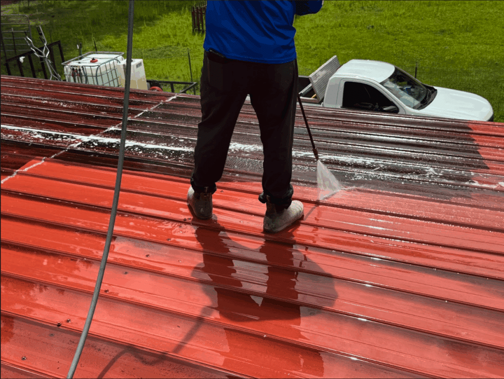 Surface CPR professional metal roof cleaning Jacksonville FL